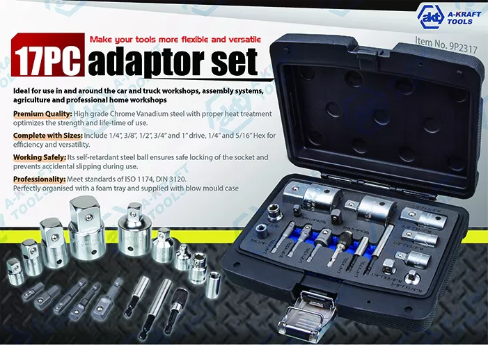 17PC Comprehensive Adaptor Set